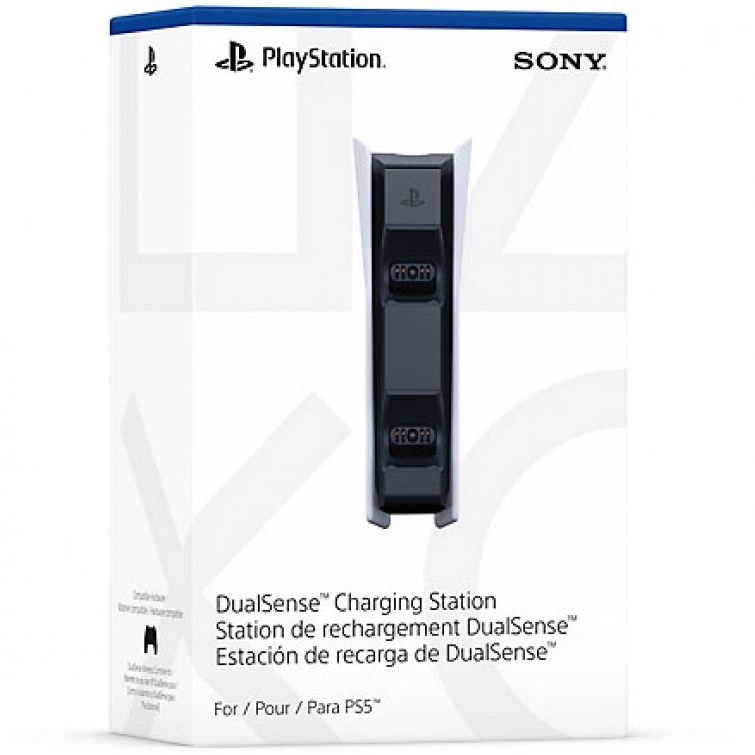 پایه شارژ دوگانه دسته PS5 DualSense سفید | نسخه کپی