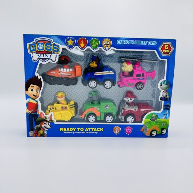 اسباب بازی سگ های نگهبان بسته ۶ عددی