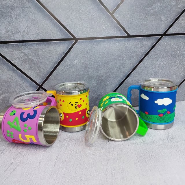 لیوان دوجداره فلزی