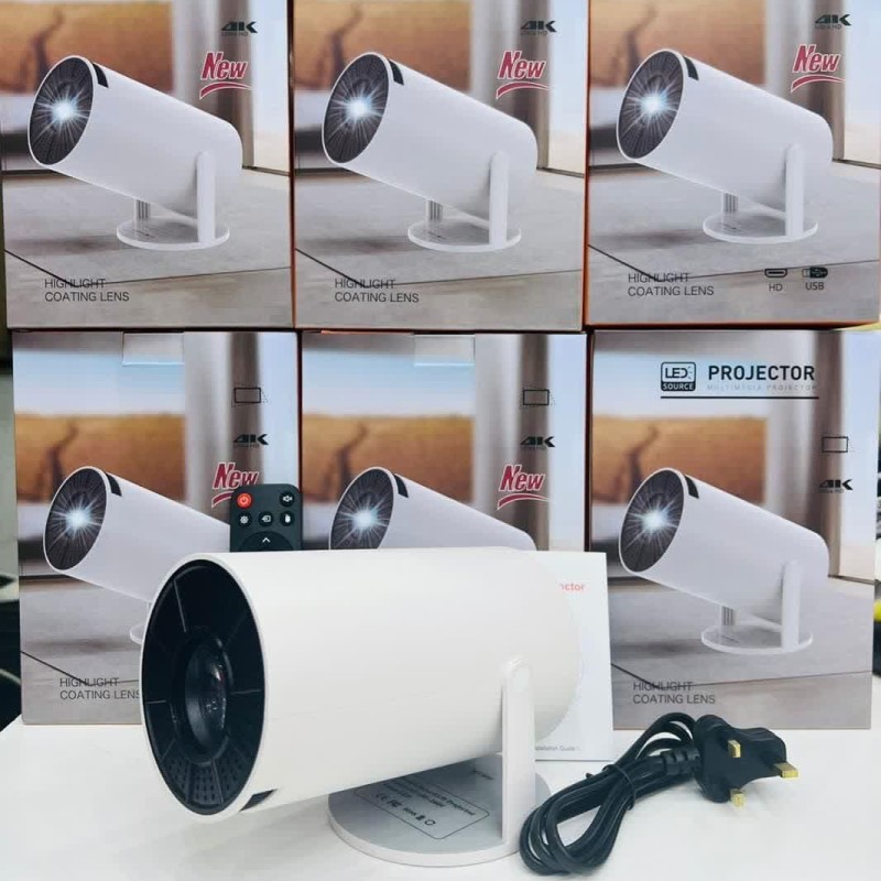 ویدیو پروژکتور HY-300  ا Smart Projector با کیفیت  4k Ultra HD