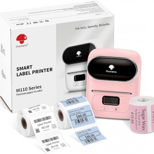 پرینتر لیبل زن حرارتی قابل حمل M110 با اتصال بلوتوث