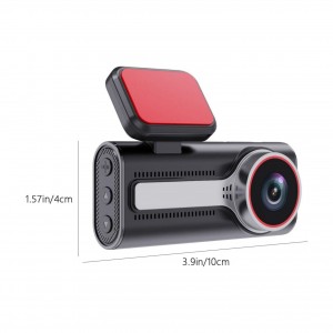 دوربین خودرو ۳ لنزه VIDEO CAR DVR  با کیفیت 1296p