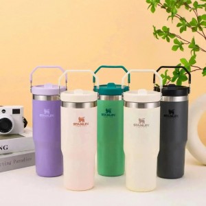 ماگ مسافرتی نی دار استنلی 887میلی لیتری Flip Straw Tumbler