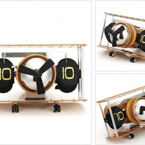 ساعت ورقه ای طرح هواپیما مدل Flip Clock Airplane