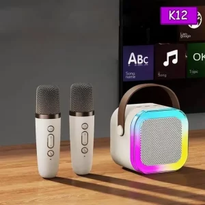 اسپیکر بلوتوثی k12 با دو میکروفون