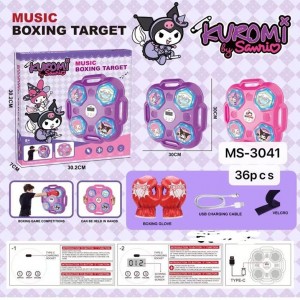 مشت‌زن موزیکال کودک مدل Music Boxing Target No.6501-2 طرح کرومی