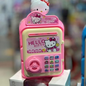 قلک موزیکال کودک مدل کیتی  Hello Kitty با مکش پول و دکمه‌های موزیکال
