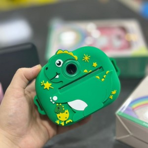 دوربین کودک طرح دایناسور و تکشاخ با چاپ عکس به همراه مموری 32 گیگ