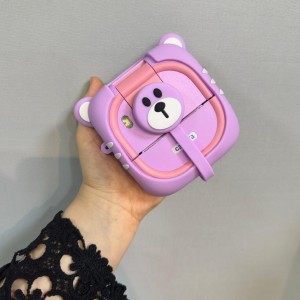 دوربین چاپ فوری کودک طرح خرسی – چاپ رنگی و سیاهوسفید