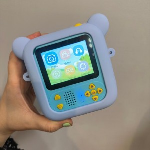 دوربین چاپ فوری کودک طرح خرسی – چاپ رنگی و سیاهوسفید