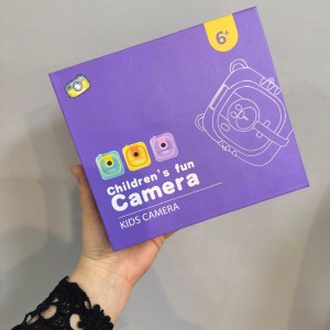 دوربین چاپ فوری کودک طرح خرسی – چاپ رنگی و سیاهوسفید