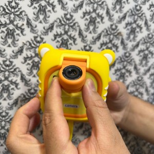 دوربین چاپ فوری کودک طرح خرسی – چاپ رنگی و سیاهوسفید