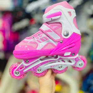 اسکیت آموزشی سایز متغیر OUSHEN (اوشن) به همراه ست کامل ایمنی |مناسب سایز31 تا 34