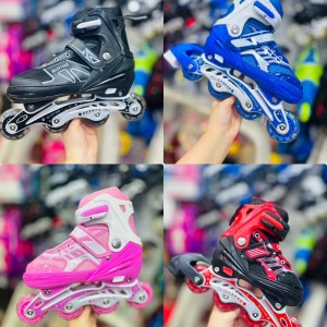 اسکیت آموزشی سایز متغیر OUSHEN (اوشن) به همراه ست کامل ایمنی |مناسب سایز35 تا38