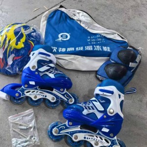 اسکیت آموزشی سایز متغیر OUSHEN (اوشن) به همراه ست کامل ایمنی |مناسب سایز35 تا38