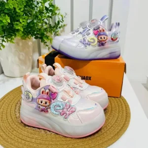 کفش اسکیتی  چراغدار مدل لبوبو