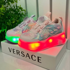 کفش اسکیتی  کتونی مدل پروانه ای اکواریومی