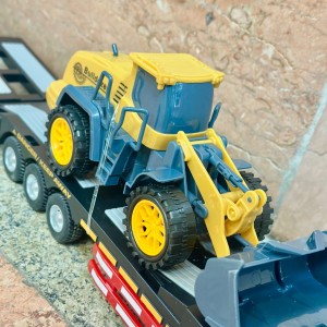 ماشین کنترلی تریلی حمل بولدوزر ۹ کانال مدل Transport Truck (مقیاس ۱:۲۴)