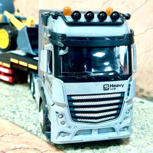 ماشین کنترلی تریلی حمل بولدوزر ۹ کانال مدل Transport Truck (مقیاس ۱:۲۴)