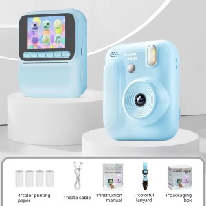 دوربین چاپ فوری کودک  مدل Mini Print Camera با نمایشگر ۲.۴ اینچی