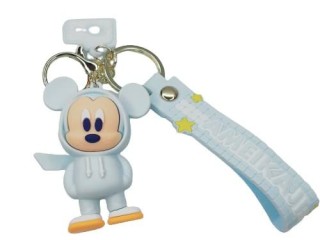 جاکلیدی مدل سیلیکونی طرح میکی موس _ آبی