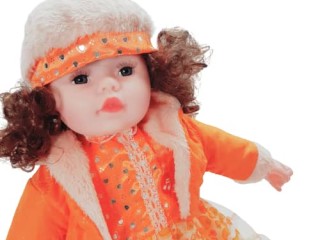 عروسک موزیکال سارا _ نارنجی