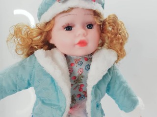 عروسک موزیکال سارا ( آبی )