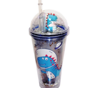 ماگ اسموتی دو جداره مدل نی دار و چراغ دار