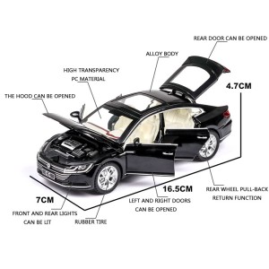 ماکت فلزی فولکس واگن پاسات (Volkswagen Passat CC) مقیاس 1:32 _ رنگ مشکی