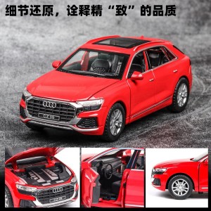 ماکت فلزی آئودی AUDI Q8 مقیاس 1:32 رنگ قرمز