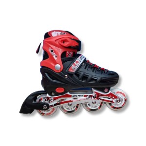 اسکیت کفشی بدنه هارد برند لانگ فنگ LONG FENG  سایز بزرگ (مناسب 39 تا 42) قرمز