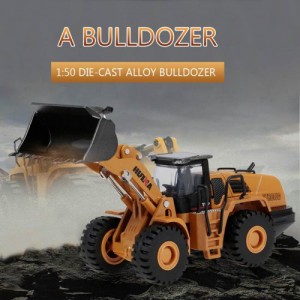 ماکت فلزی لودر مقیاس 1:50 Professional Bulldozer کد1714