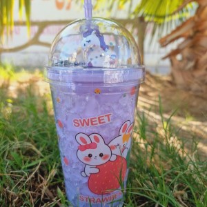 لیوان اسموتی و دوجداره طرح تک شاخ