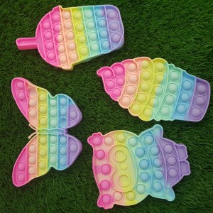 فیجت پاپیتی رنگی رنگی طرح جغد/پروانه/آیس پک/بستنی