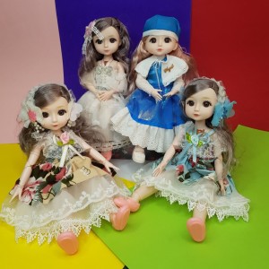 عروسک مفصلی چشم تیله ای موزیکال / عروسک BJD