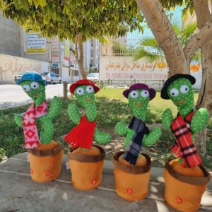 عروسک کاکتوس سخنگو مدل لباس مکزیکی