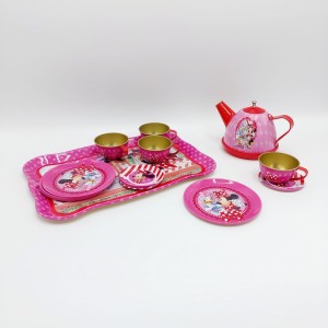 فنجون و قوری اسباب بازی 4 نفره فلزی