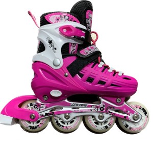 اسکیت کفشی بدنه هارد برند لانگ فنگ LONG FENG  صورتی