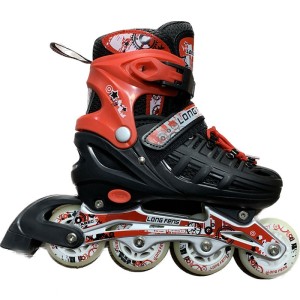 اسکیت کفشی بدنه هارد برند لانگ فنگ LONG FENG قرمز