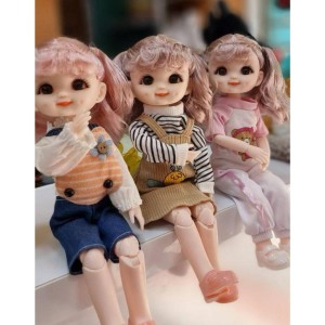 عروسک مفصلی چشم تیله ای