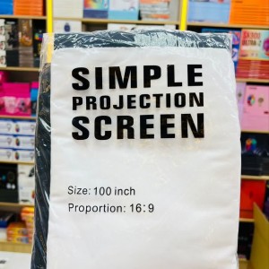 پرده پروژکتور   simple projection screen 100 inch