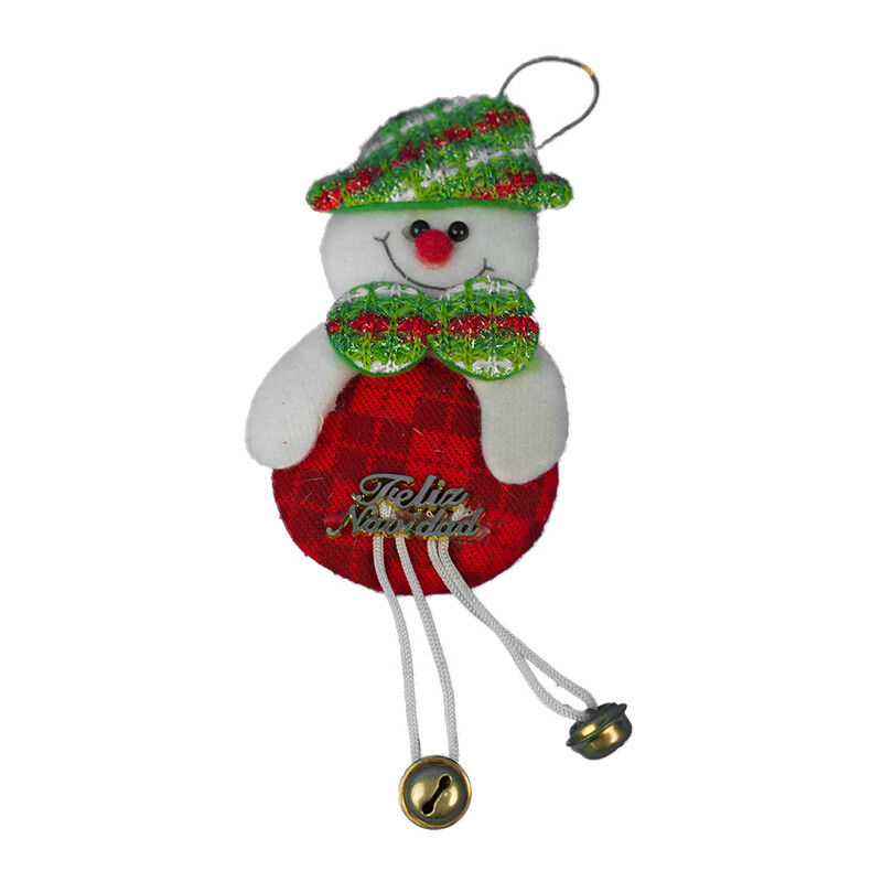 آویز زنگوله دار آدم برفی Snowman bell pendant