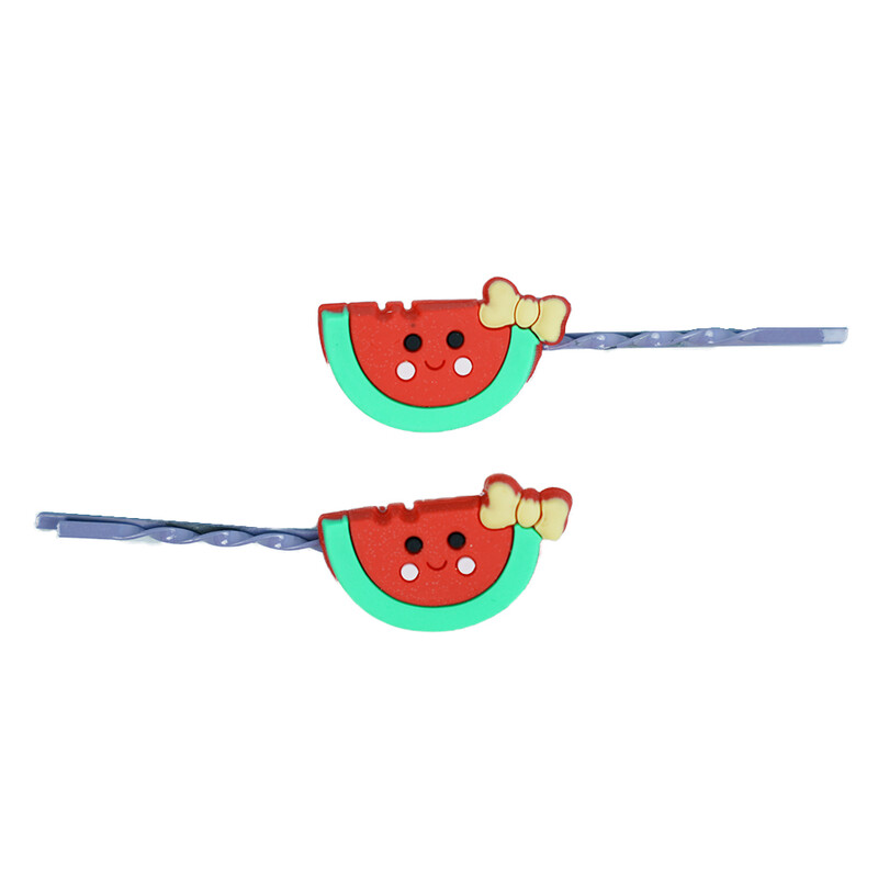 سنجاق سر هندوانه خندان Smiling watermelon hairpin