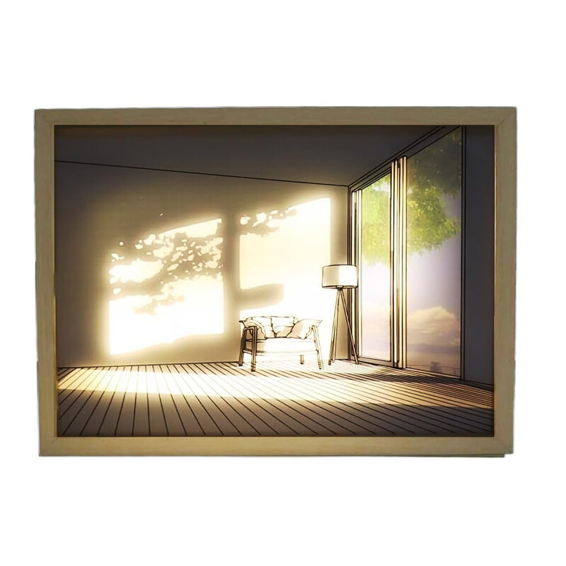 تابلو نوری مینیمالMinimal decorative panel