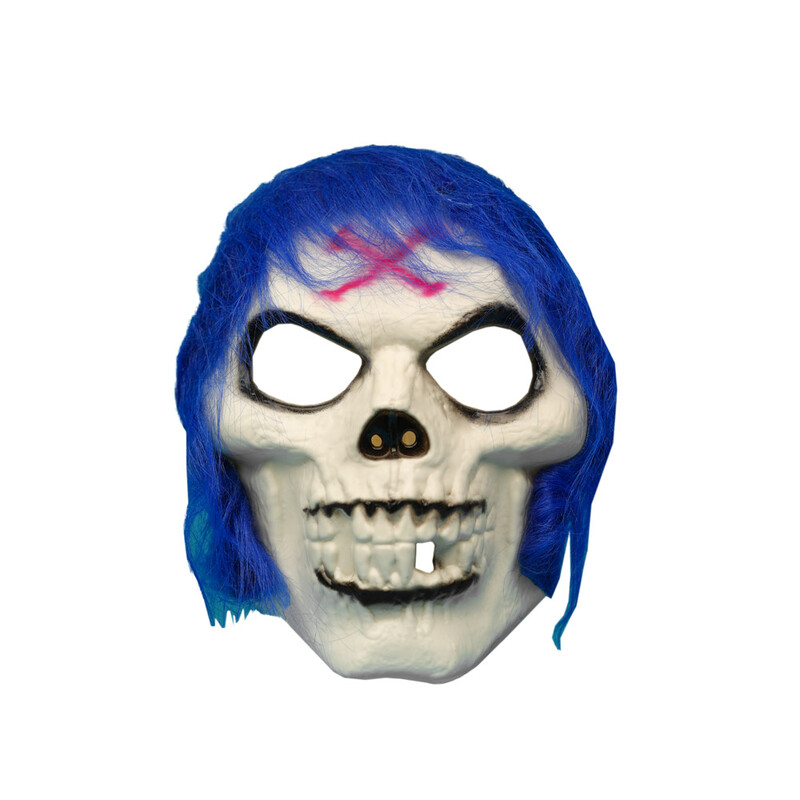 نقاب آدمک مو رنگی Colored hair mannequin mask