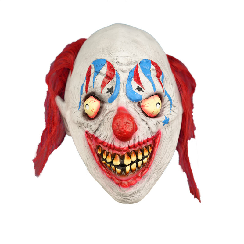 ماسک دلقک مو قرمزRedhead clown mask