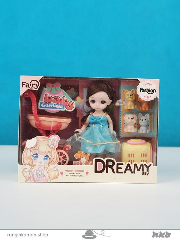 باربی و کالسکه حیوانات کدBarbie and the animal carriage 6644