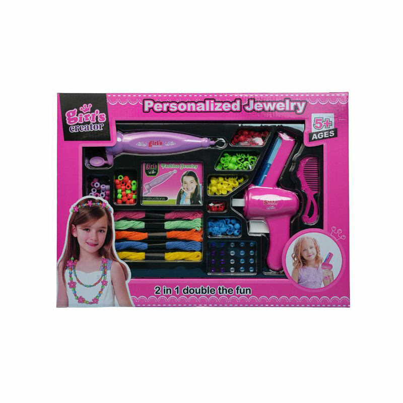 اسباب بازی ست بافت مو  کد 31-Hair weaving set toy 155