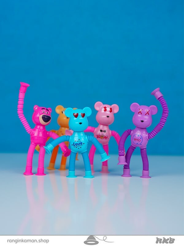 حیوانات فنری چسبون چراغدار کد Spring animals with lights 9041A