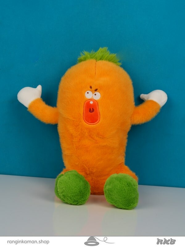 عروسک میوه انبه نارنجی Orange mango fruit doll